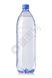 水瓶在白色背景与剪切路径隔离的水瓶中图片