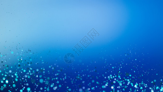 技术概念的蓝bokeh背景抽象插图技术概念的蓝色bokeh背景图片