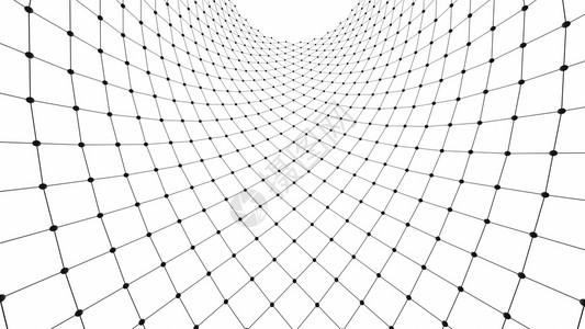 与技术概念的网络连接线abs环球与技术概念的网络连接线抽象建筑形状3d插图图片