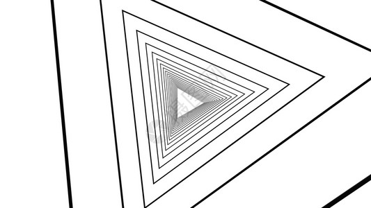 抽象技术三角形白色后格罗恩上的图形设计白色背景上的图形设计3d插图图片