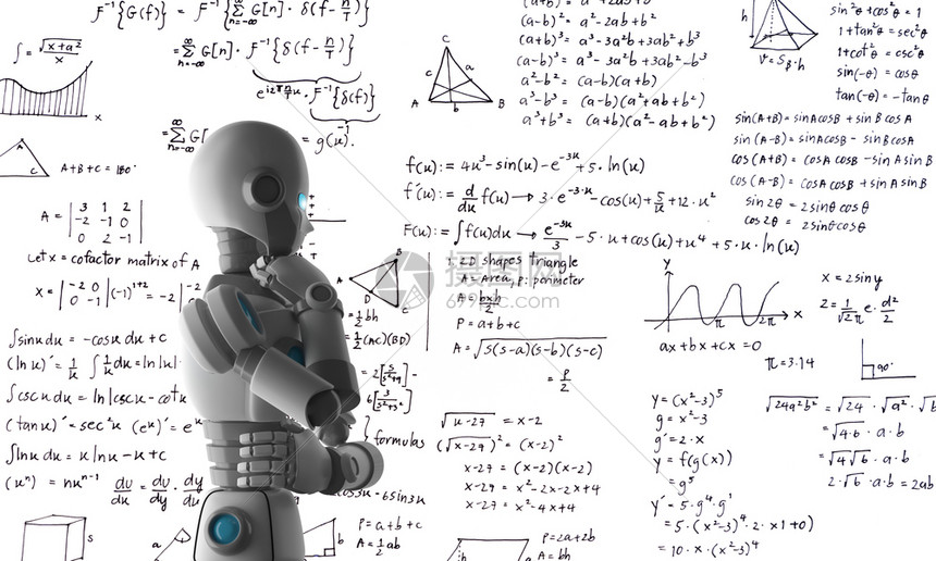 机器人学习或解决问题机器人学习或解决问题中的人工智能未来技术概念中的人工智能3个插图高清图片下载 正版图片 摄图网