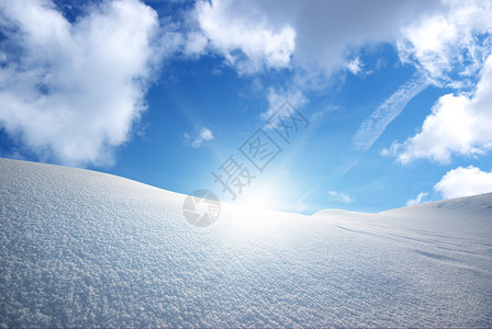 雪山自然的构成图片