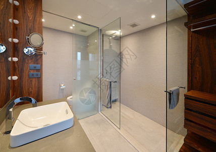 空木制架橱柜浴室内设计图片
