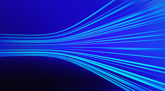 未来互联网和商业概念的蓝光曲线未来互联网和商业概念的蓝灯曲线技术背景3d插图d图片
