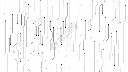 电路板白背景高科技抽象图解图片