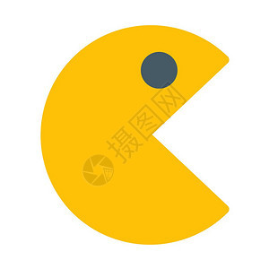 令人惊吓的Pacman字符背景图片