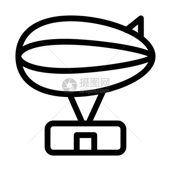 航空公司或Blimp图片