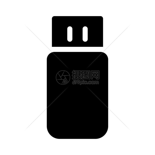 白色背景可移动的USB设备矢量图插画图片下载-正版图片304430035-摄图网