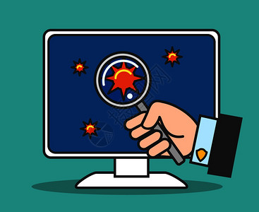 放大镜应用图片