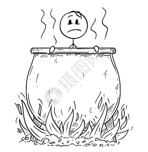 沸腾桂鱼插画