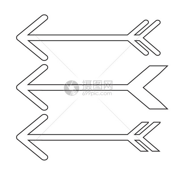 箭头图标矢量图片