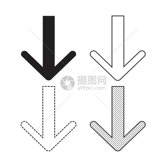 箭头图标矢量图片