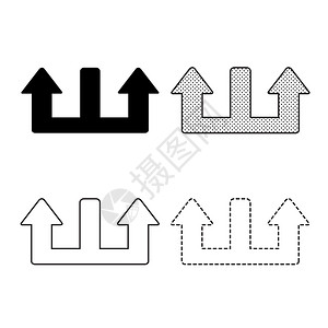 矢量箭向图标插图片