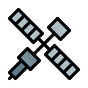 东方红一号人造卫星插画