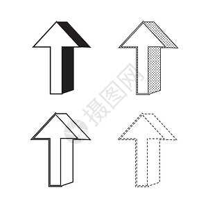 矢量箭向图标插图片