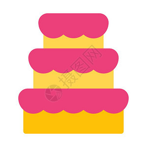 装饰的结婚蛋糕背景图片