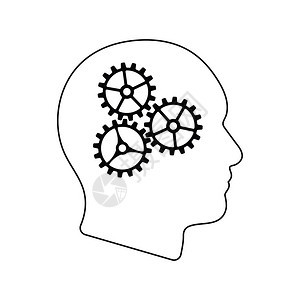 集思广益的图标细线设计矢量图解图片