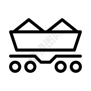 煤炭运输铁路车图片