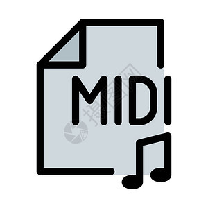 MIDI文件格式背景图片