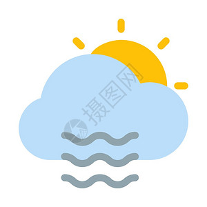 雾霾大裤衩插画_雾霾大裤衩卡通_雾霾大裤衩插图_手绘_板绘_摄图网