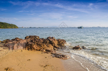 美丽的海景自然构成图片