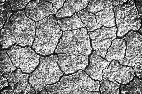 地球光圈干旱期间裂土壤泥或地的背景背景