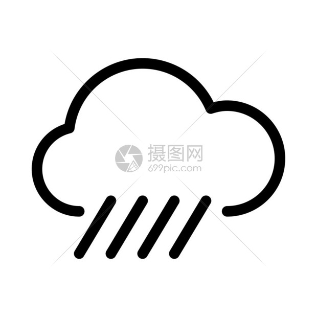 暴雨季节图标图片