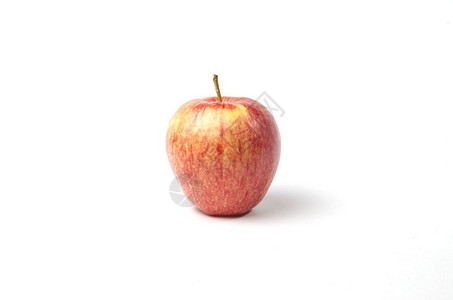 白色背景上孤立的红色苹果图片