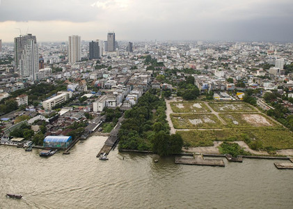 曼谷市顶端视图图片