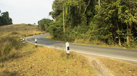 美丽的风景和道路图片