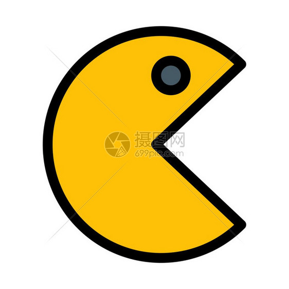 令人惊吓的Pacman字符图片