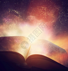 开放旧书与魔法星系的天空宇宙恒星合并文学幻想星座宗教等概念开放旧书与魔法星系的天空座等图片