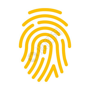 指纹入门解锁插画