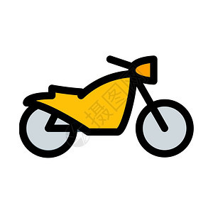 Motoross自行车或摩托图片
