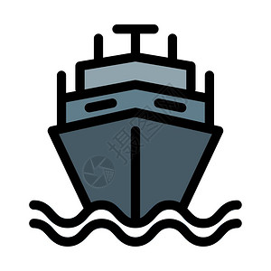 国防海军舰图标图片
