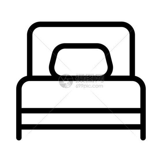 单床家具图片
