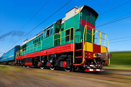 高速柴油火车图片