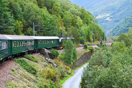 乘火车穿越斯堪的纳维亚山脉图片