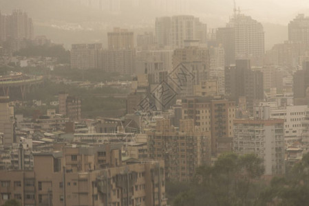 台北市黄昏的景色图片