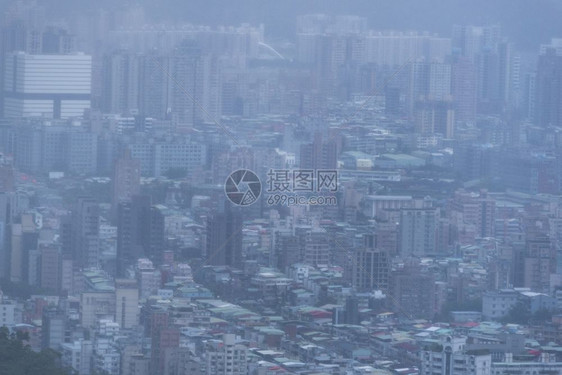 台北市黄昏的景色图片