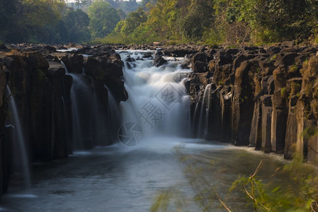 老挝的瀑图片