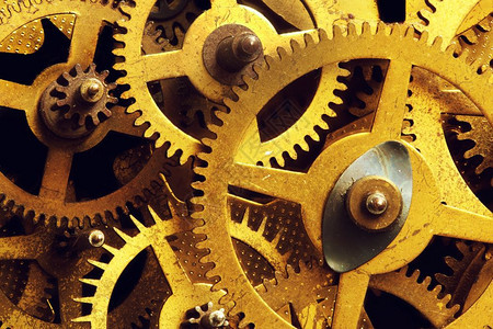 齿轮背景工业科学时钟技术的概念工业科学技术图片