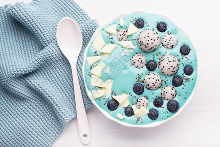 蓝莓白巧克力龙果奇阿种子图片