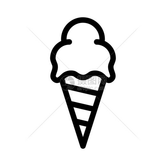 冰奶油Cone图片