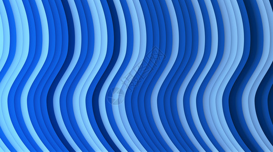 蓝条纹形宽光学幻觉抽象模式纹理设计要素背景3D线插图图片