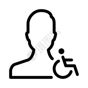 残疾人使用者图片