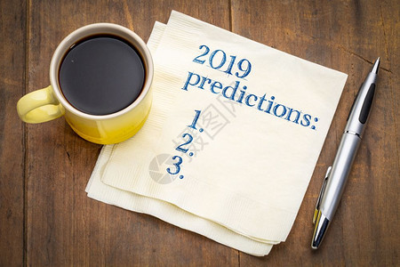 2019年在餐巾纸上加咖啡杯的预测清单图片