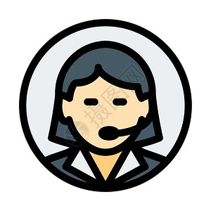 导体女调度员插画