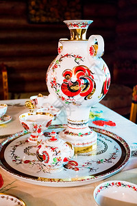 俄罗斯传统马莫瓦俄罗斯全国茶仪式图片