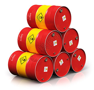 红色油漆桶背景图片